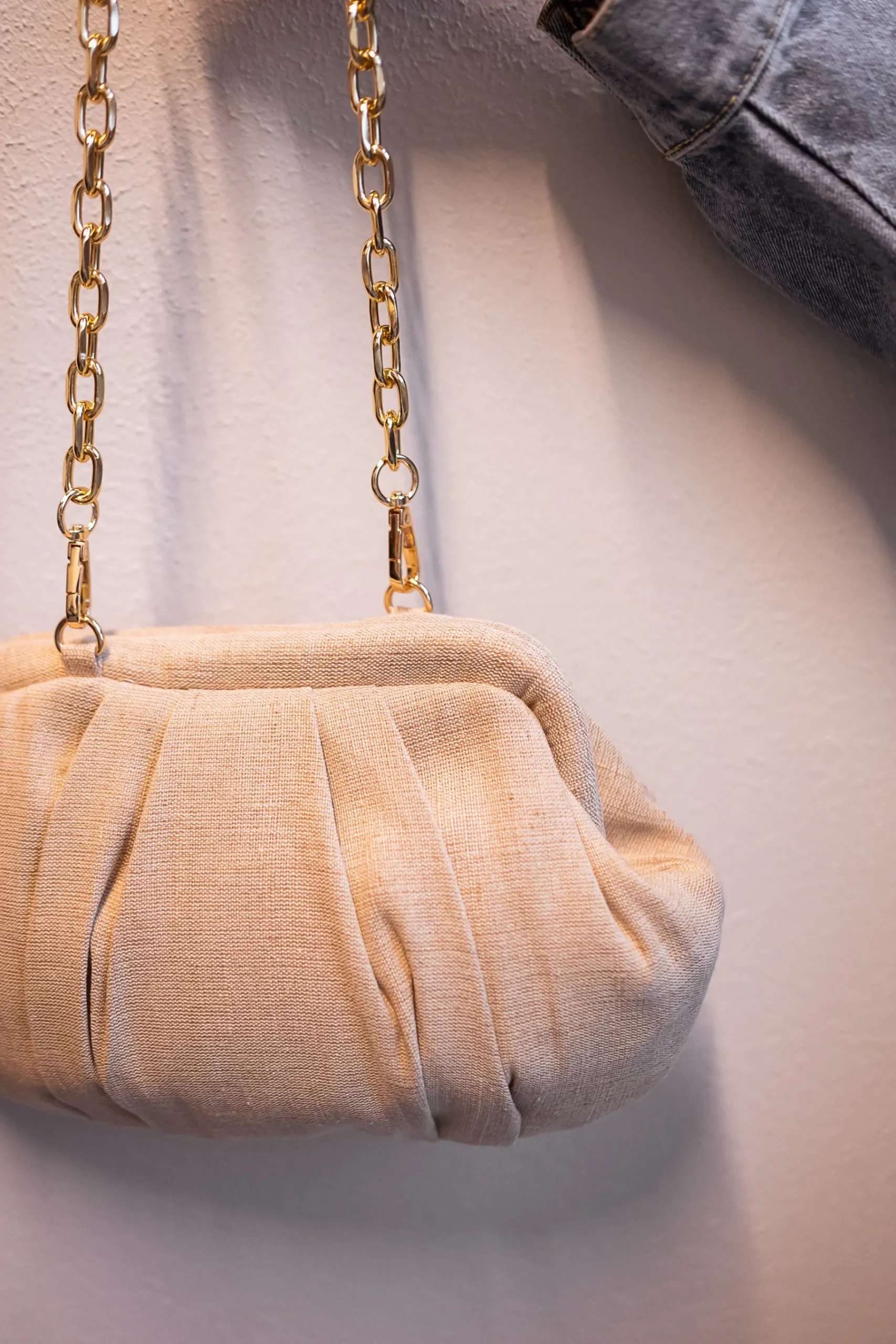 Sacs & Pochettes-EASY-CLOTHES Sac Nika - Beige - En linEasy Clothes En lin beige