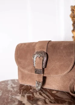 Sacs & Pochettes-EASY-CLOTHES Sac Taupe - Tiega - Made in ItalyEasy Clothes Taupe       