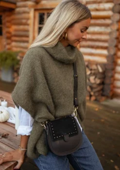 Sacs & Pochettes-EASY-CLOTHES Sac Willow - Noir - Cuir & DaimEasy Clothes Noir       