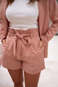 Jupes & Shorts-EASY-CLOTHES Short Arly - roseEasy Clothes Rose       