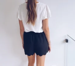 Jupes & Shorts-EASY-CLOTHES Short Christie - noirEasy Clothes Noir       