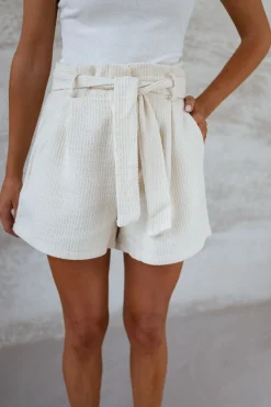 Jupes & Shorts-EASY-CLOTHES Short Gaspard - écruEasy Clothes Écru