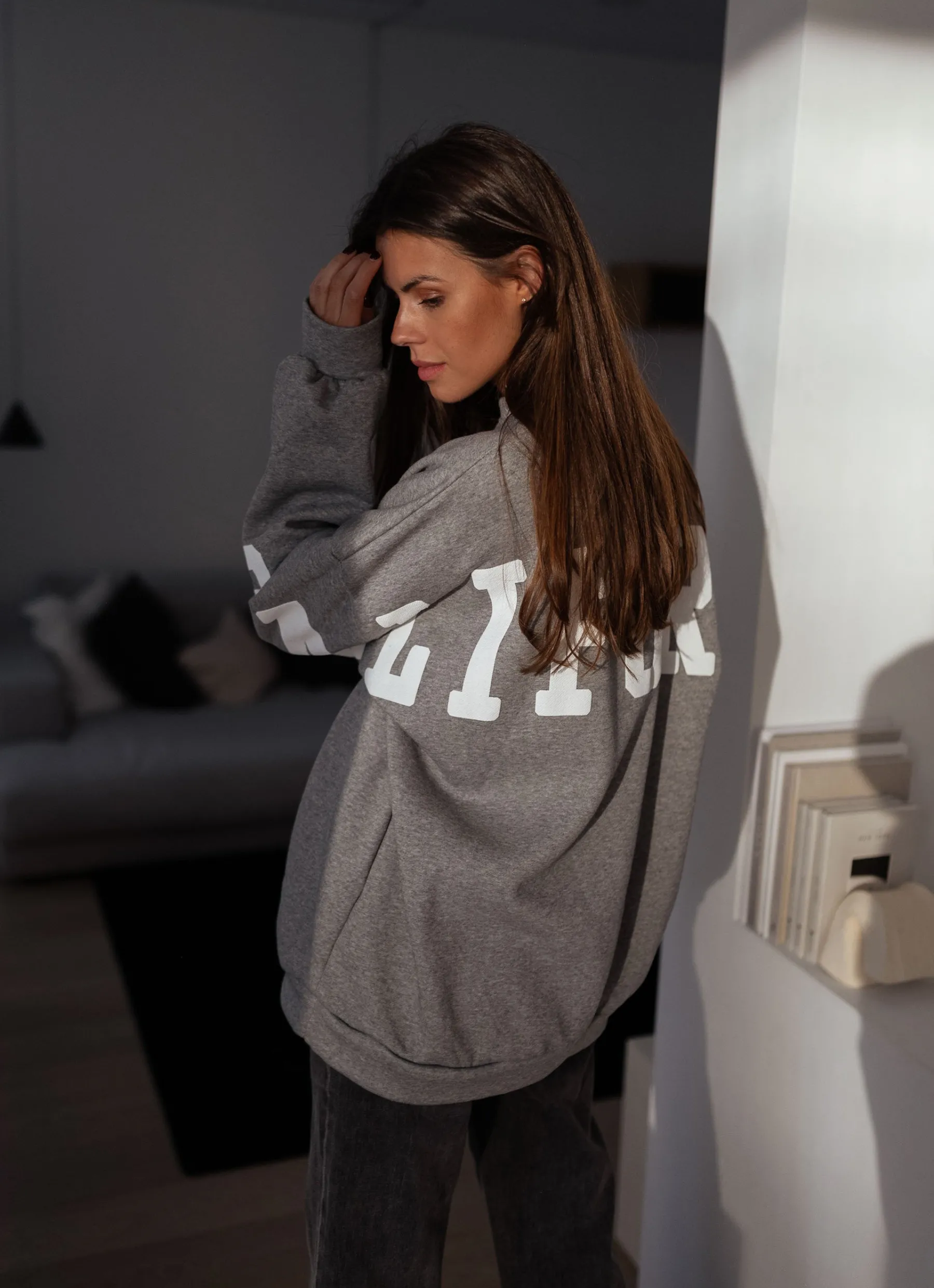 Pulls & Gilets-EASY-CLOTHES Sweat California - grisEasy Clothes Gris