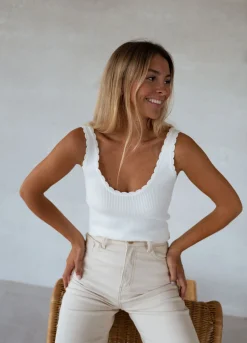 Tops & T-shirts-EASY-CLOTHES Top Bella - blancEasy Clothes Blanc       