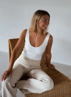 Tops & T-shirts-EASY-CLOTHES Top Bella - blancEasy Clothes Blanc