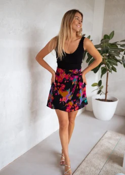 Tops & T-shirts-EASY-CLOTHES Top Bella - noirEasy Clothes Noir       