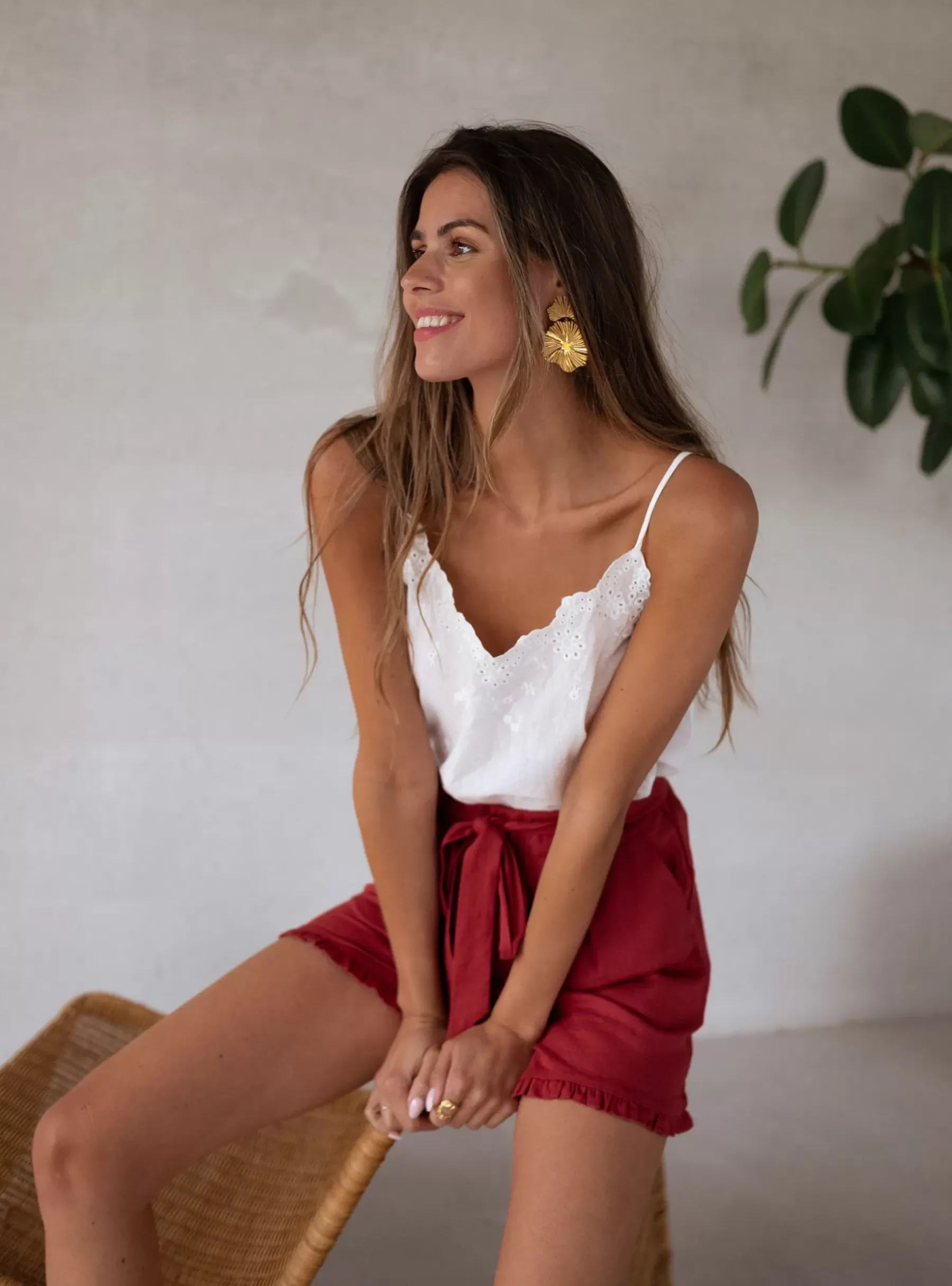 Tops & T-shirts-EASY-CLOTHES Top Kimi - blancEasy Clothes Blanc