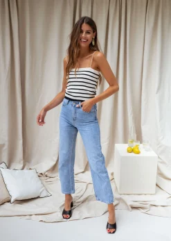 Tops & T-shirts-EASY-CLOTHES Top Livio - à lignesEasy Clothes À lignes