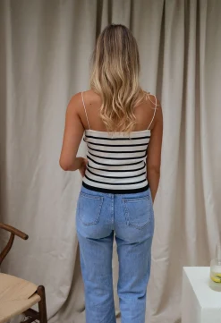 Tops & T-shirts-EASY-CLOTHES Top Livio - à lignesEasy Clothes À lignes       