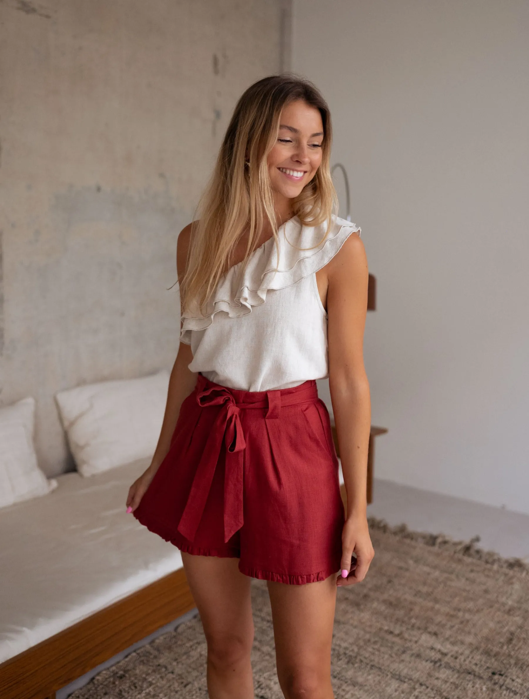 Tops & T-shirts-EASY-CLOTHES Top Maly - beigeEasy Clothes Beige