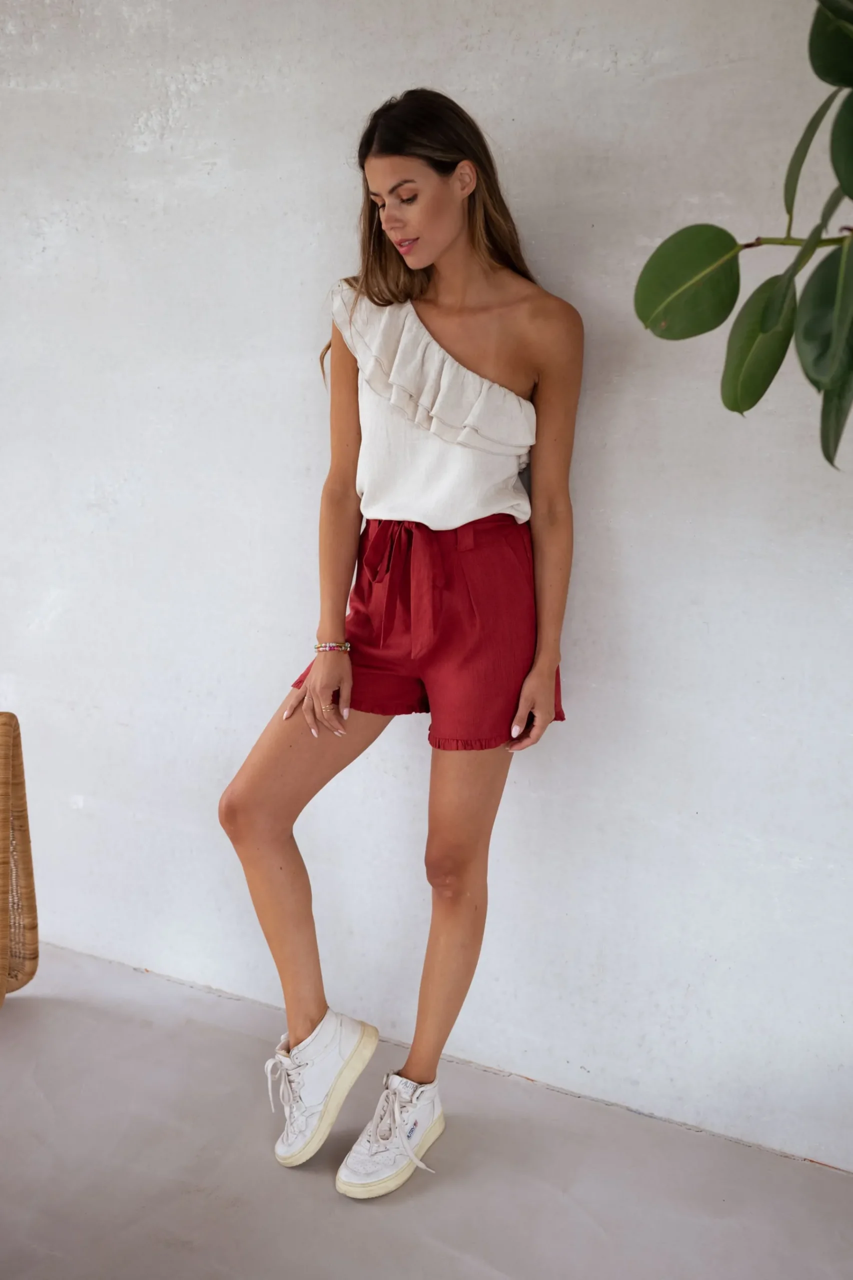 Tops & T-shirts-EASY-CLOTHES Top Maly - beigeEasy Clothes Beige