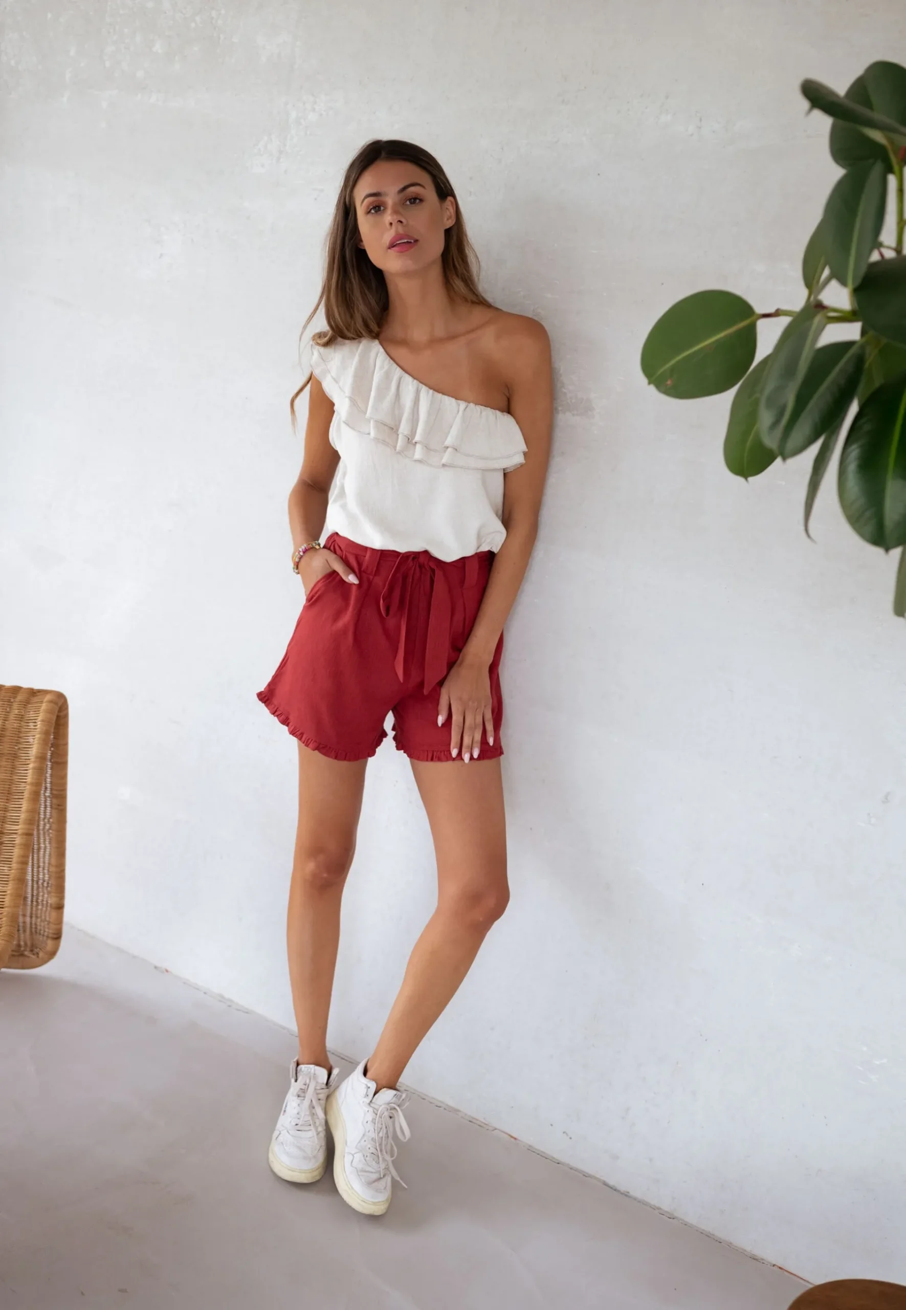 Tops & T-shirts-EASY-CLOTHES Top Maly - beigeEasy Clothes Beige