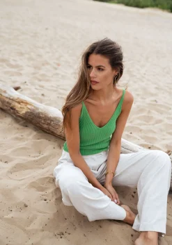 Tops & T-shirts-EASY-CLOTHES Top Sila - vertEasy Clothes Vert       