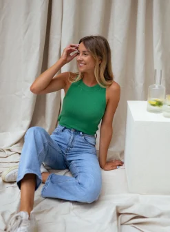 Tops & T-shirts-EASY-CLOTHES Top Spencer - vertEasy Clothes Vert