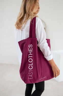 Sacs & Pochettes-EASY-CLOTHES Tote bag EASY CLOTHES - bordeauxEasy Clothes Bordeaux       