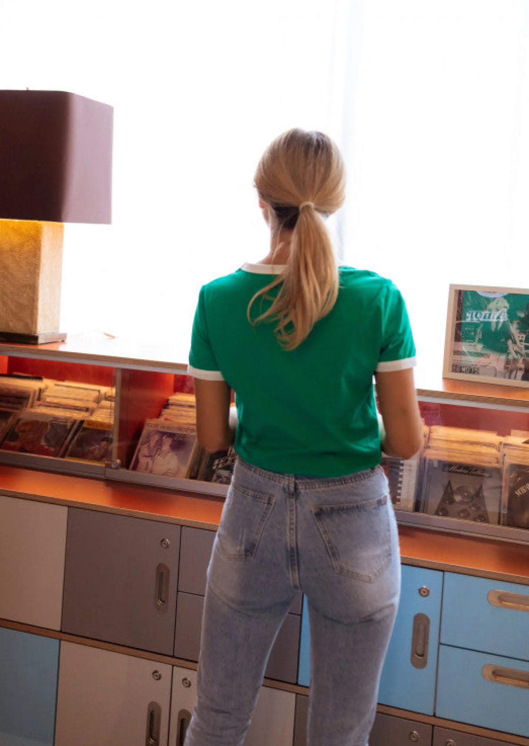 Tops & T-shirts-EASY-CLOTHES T-shirt Amor vert | T-shirt vert à imprimés | Prêt-à-porter en ligne | Easy Clothes Vert