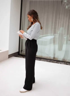 Tops & T-shirts-EASY-CLOTHES T-shirt Ceren - à lignesEasy Clothes À lignes