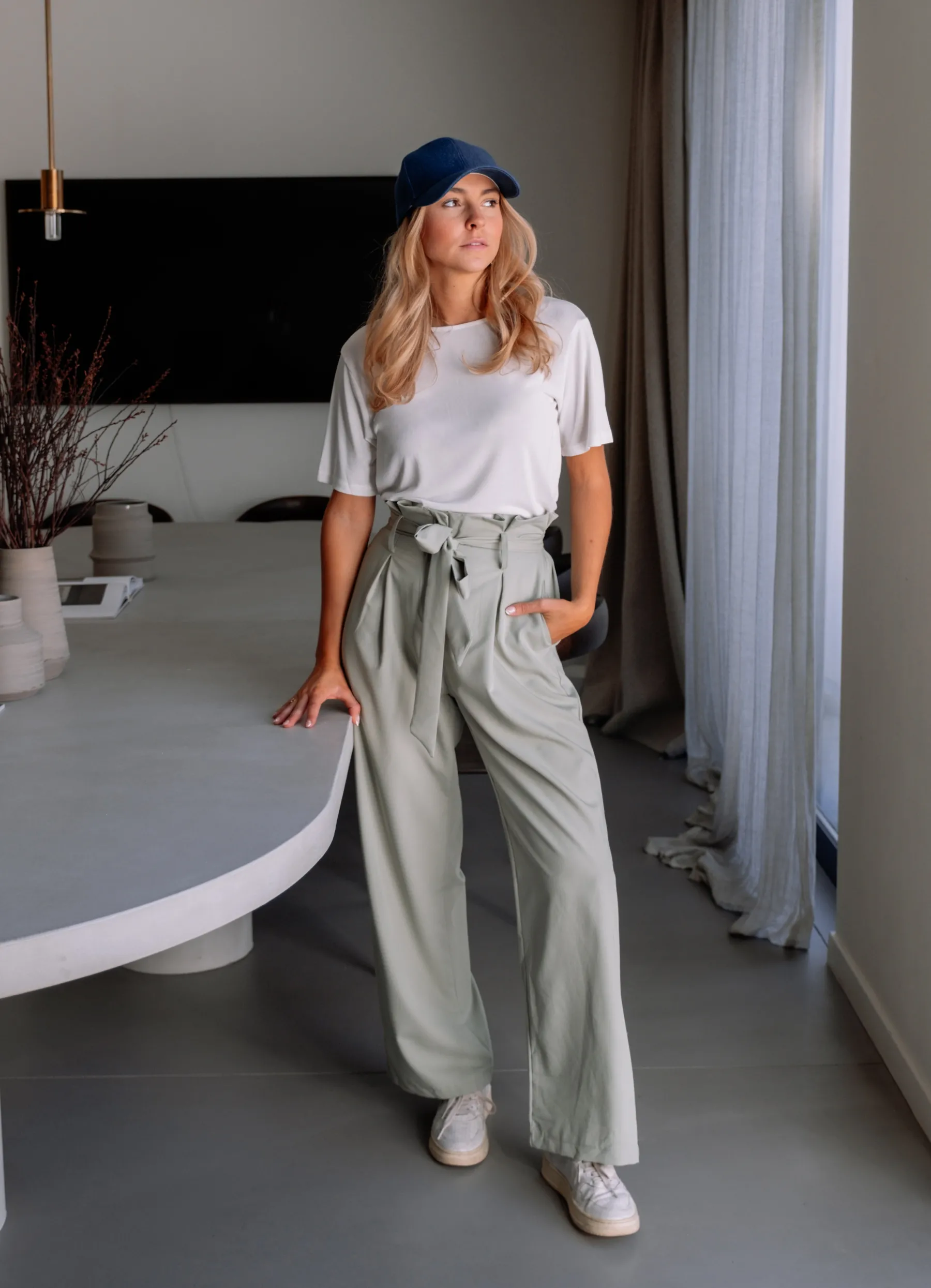 Tops & T-shirts-EASY-CLOTHES T-shirt Luke - écruEasy Clothes Écru