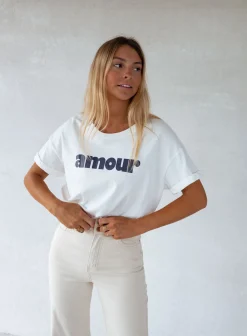 Tops & T-shirts-EASY-CLOTHES T-shirt Moor - bleuEasy Clothes Bleu       